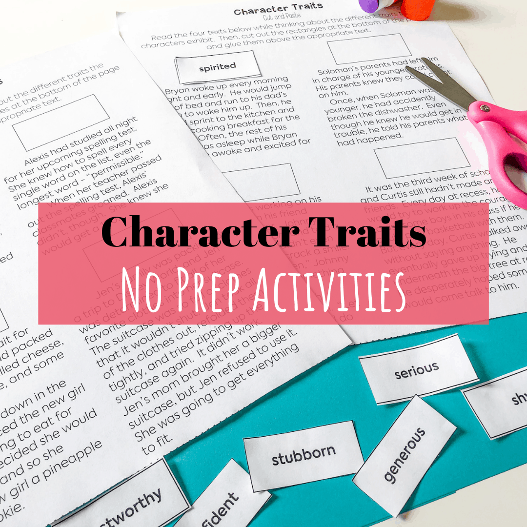 Free Character Traits List Teaching Made Practical