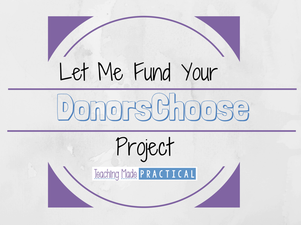 Fund DonorsChoose Project