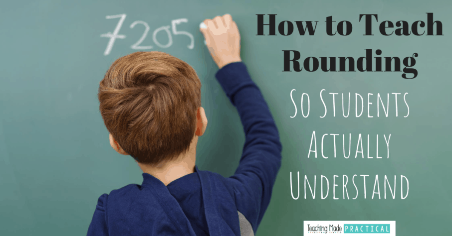 teaching rounding so your 3rd grade and 4th grade students actually understand - with open number lines and place value understanding