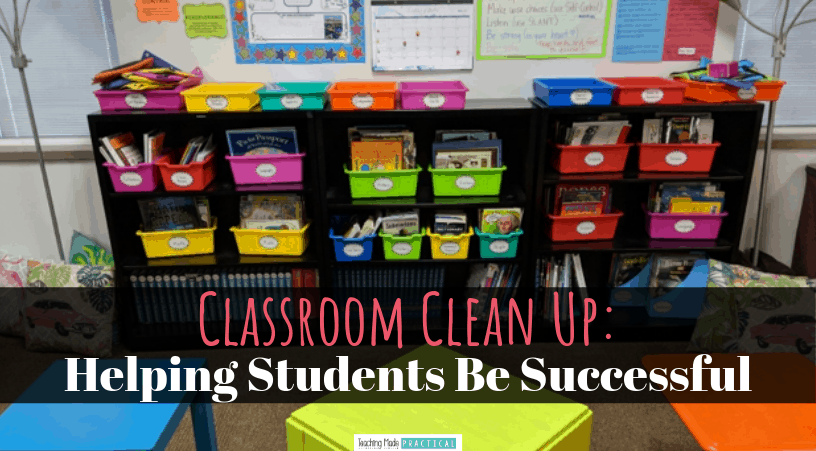 Tips for helping your 3rd, 4th, and 5th grade students clean up their own classroom successfully and quickly! A great way to make dismissal go much more smoothly and have a clean classroom to come to in the morning!