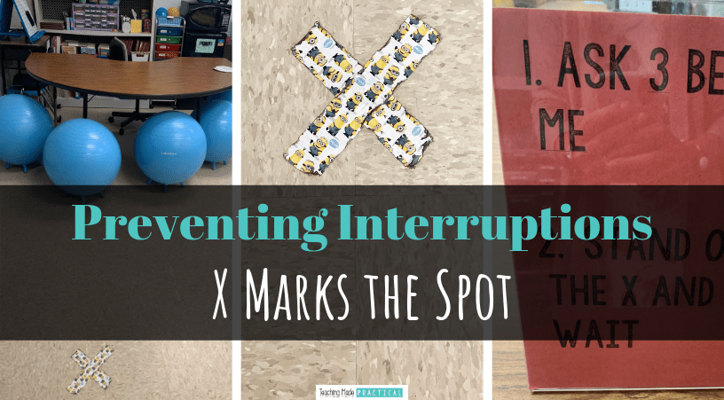 Prevent interruptions in your upper elementary classroom with a very simple classroom management fix
