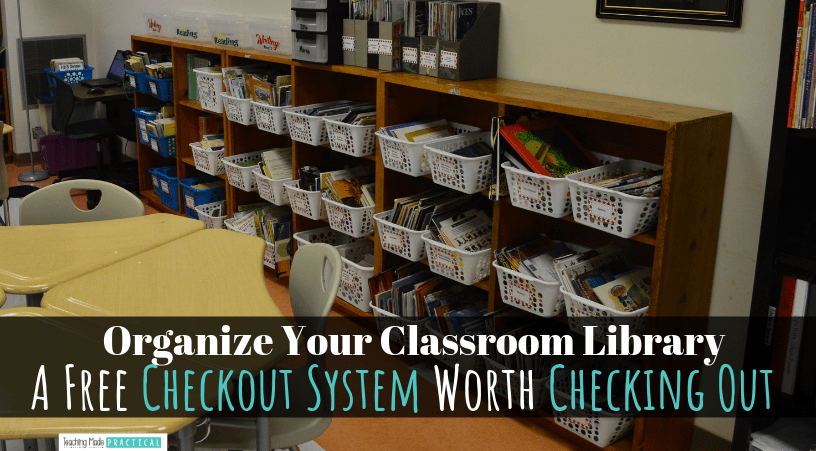 Organize your classroom library with this checkout system that is free and great for 3rd, 4th, and 5th grade classrooms.