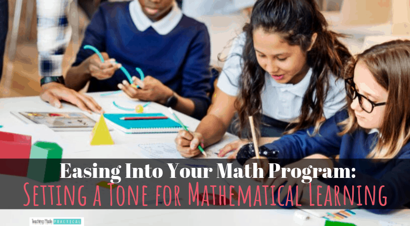 Set the tone for your math instruction by providing a safe environment for students to explore math ideas in 3rd, 4th, and 5th grade.