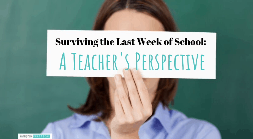 Tips for surviving the last week of school from a real teacher - language, math, and other fun activity ideas for 3rd, 4th, and 5th grade students.
