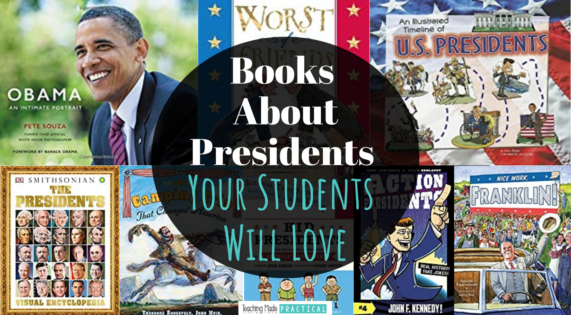 biographies of U.S. Presidents to read aloud to 3rd, 4th, and 5th grade students