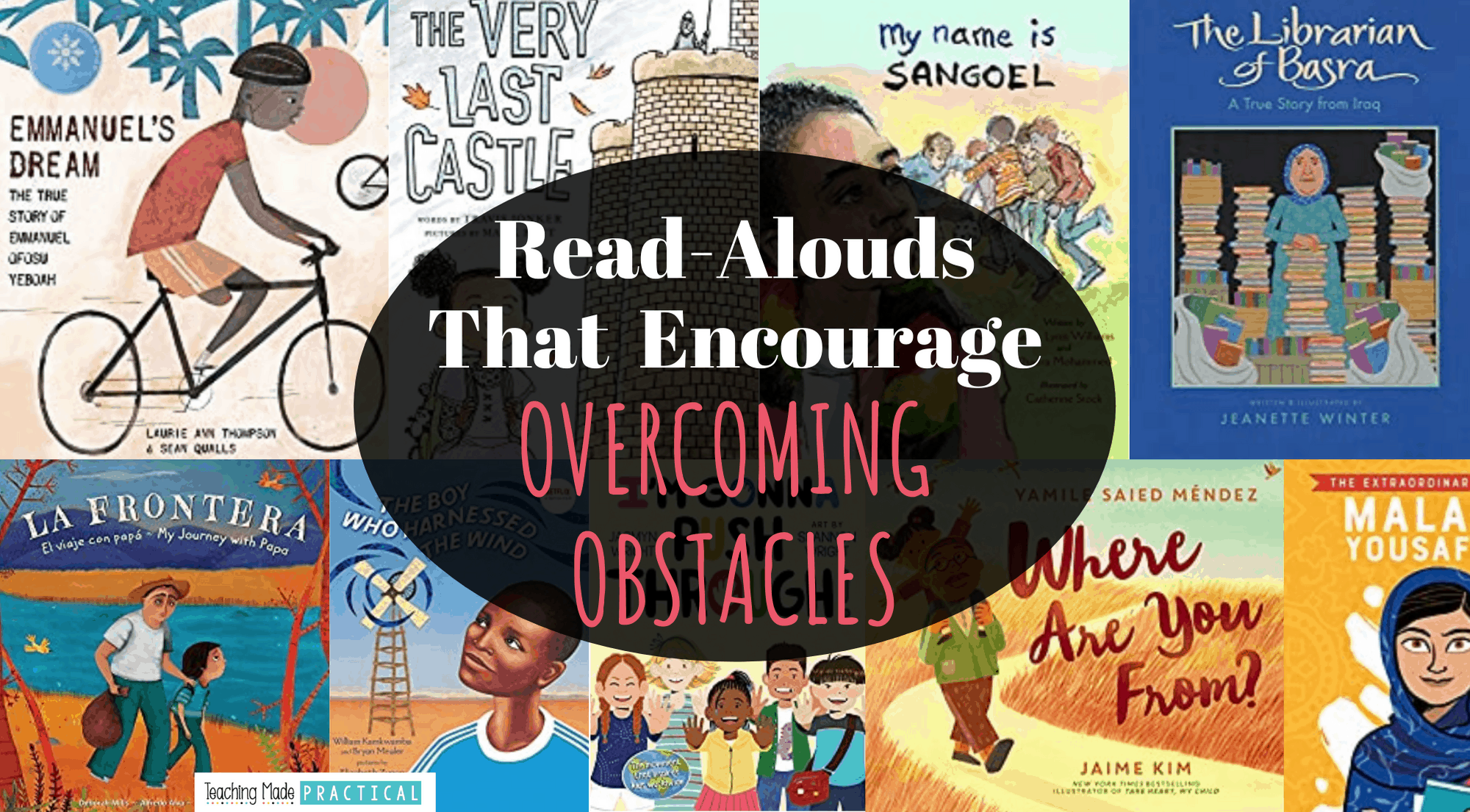 Multicultural Read Alouds for third, fourth, and fifth grade students that will encourage them to be resilient and overcome obstacles