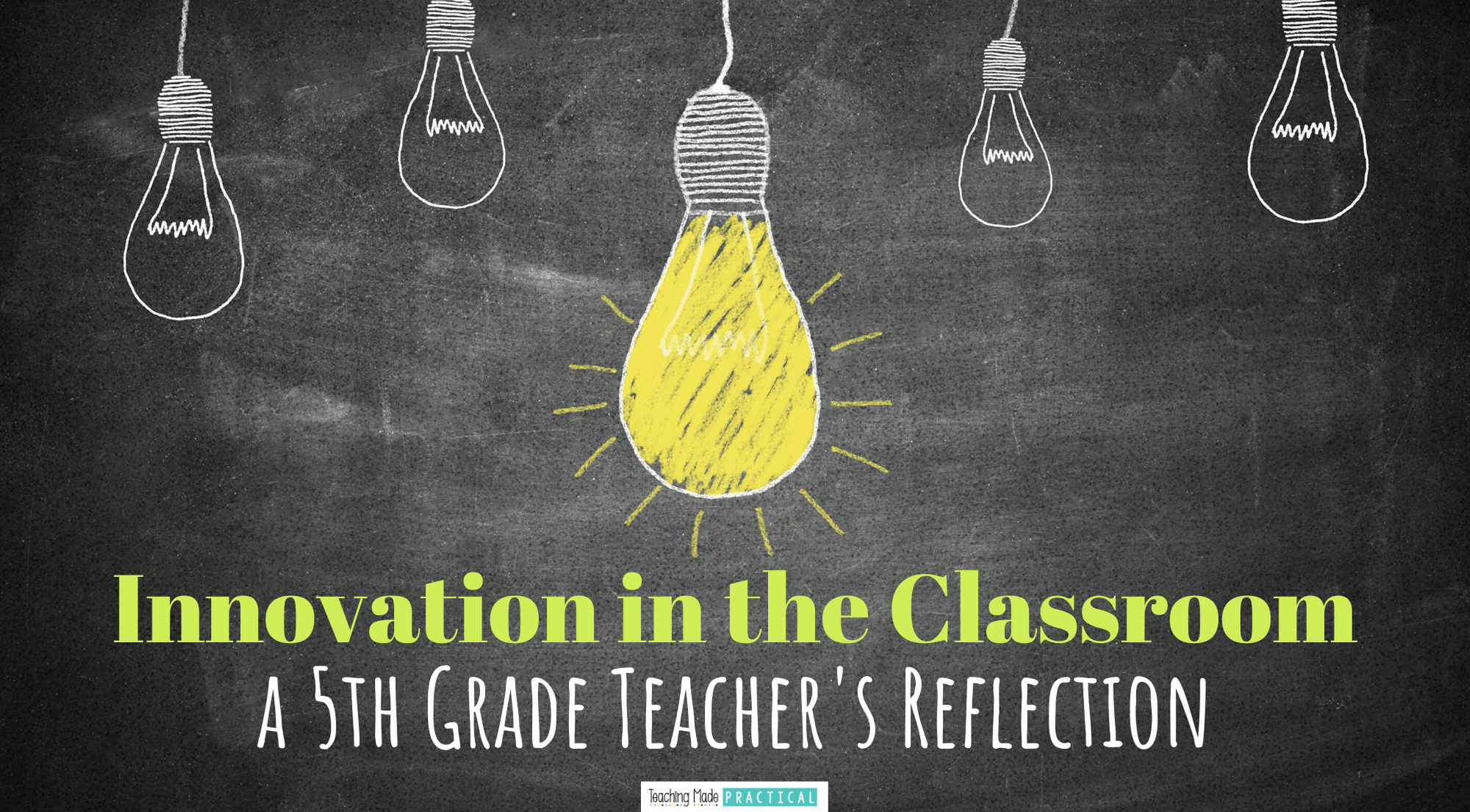 Innovation in the classroom means being a life long learner and being willing to risk failure.  This 5th grade teacher reflects on her innovation journey.