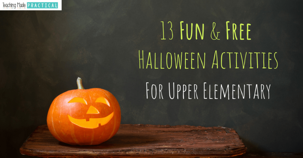 Fun Halloween Activities For 3rd Grade