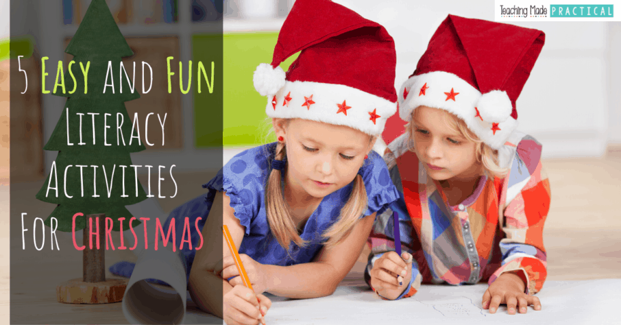 Christmas literacy / reading activities for 3rd, 4th, and 5th grade