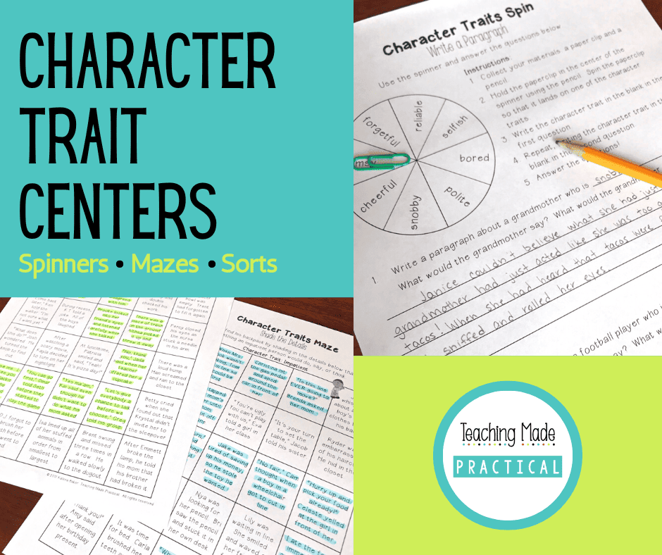 Character Trait Centers Image