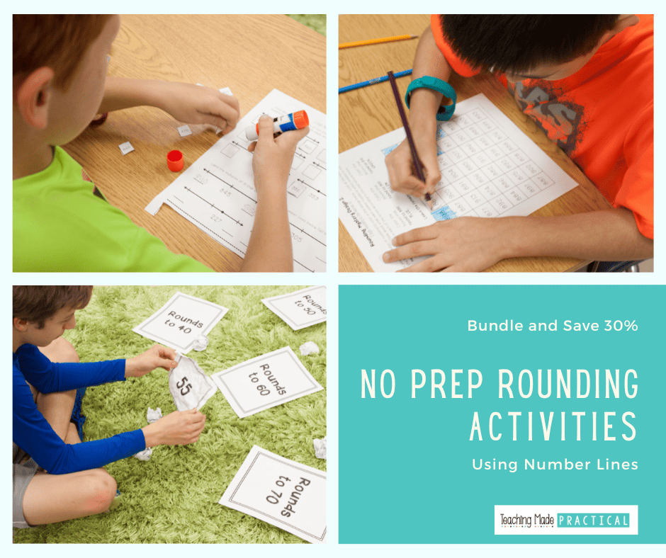 no prep rounding worksheets, activities, and games to help build place value skills for rounding