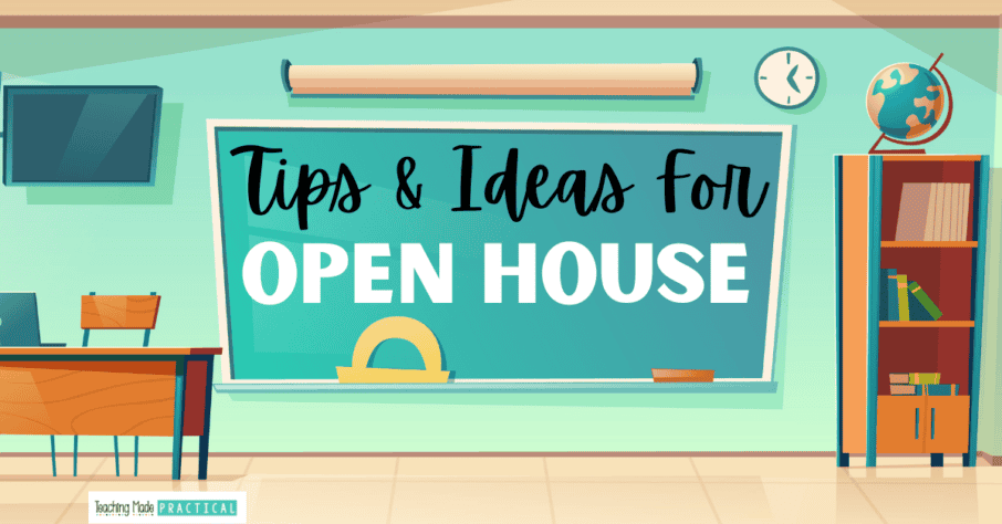 Tips and ideas to help you plan a successful Back to School Night / Open House for your 3rd, 4th, or 5th grade students' parents