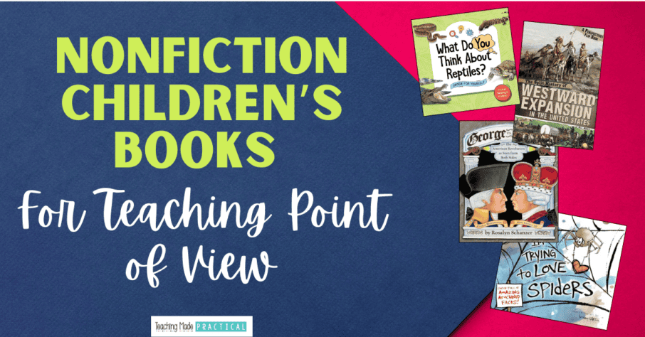 Nonfiction children's book to help teach point of view (POV) to 3rd, 4th, and 5th grade students